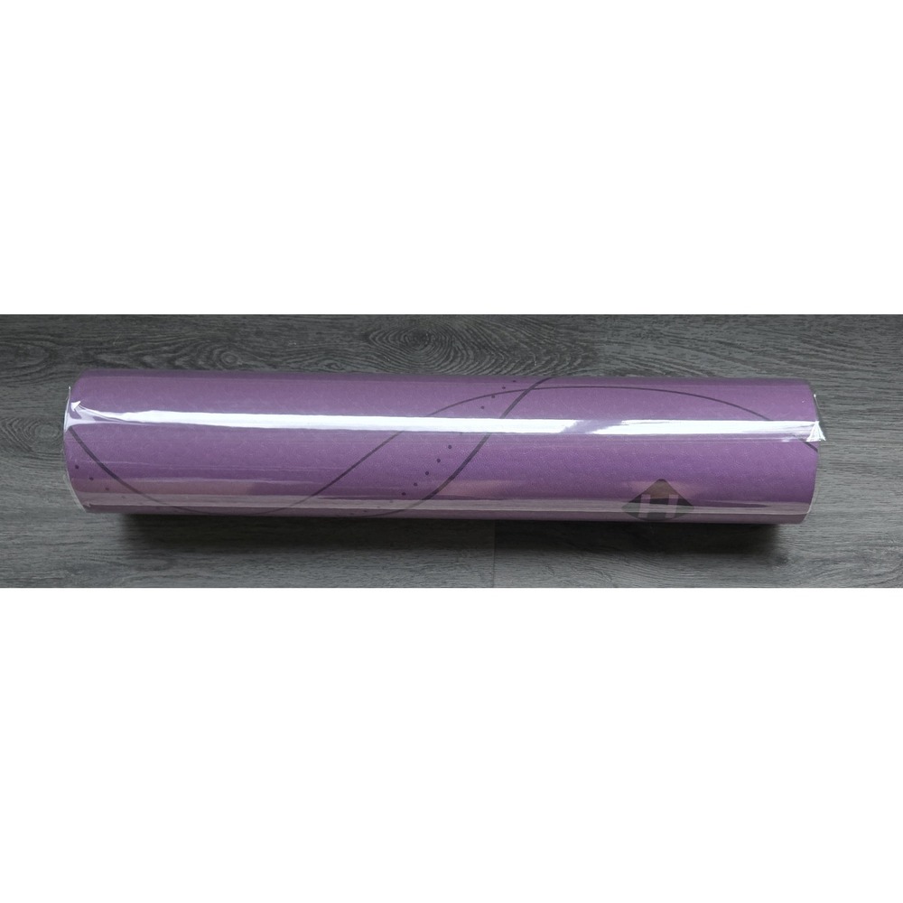 Purple Yoga Mat Non‎ Slip Exercise Pilates Meditation Workout Gym Fitness